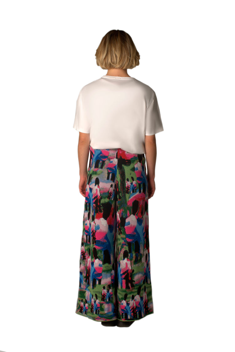 KNIT PALAZZO PANT