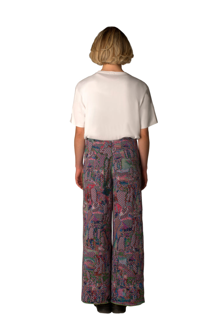 KNIT PALAZZO PANT