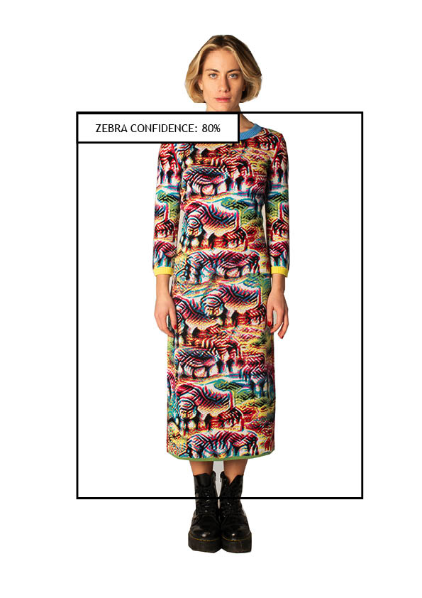 KNIT LONG SLEEVE DRESS