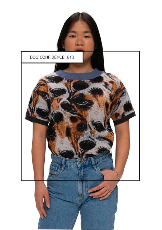 KNIT SHORT SLEEVE CREW